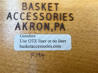 LONGABERGER Holiday Hostess Goddies Christmas Basket